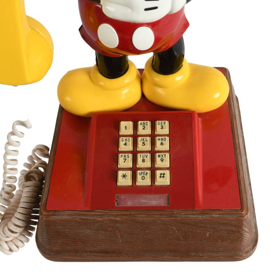 Vintage 1976 "The Mickey Mouse Phone" Push Button Telephone-5