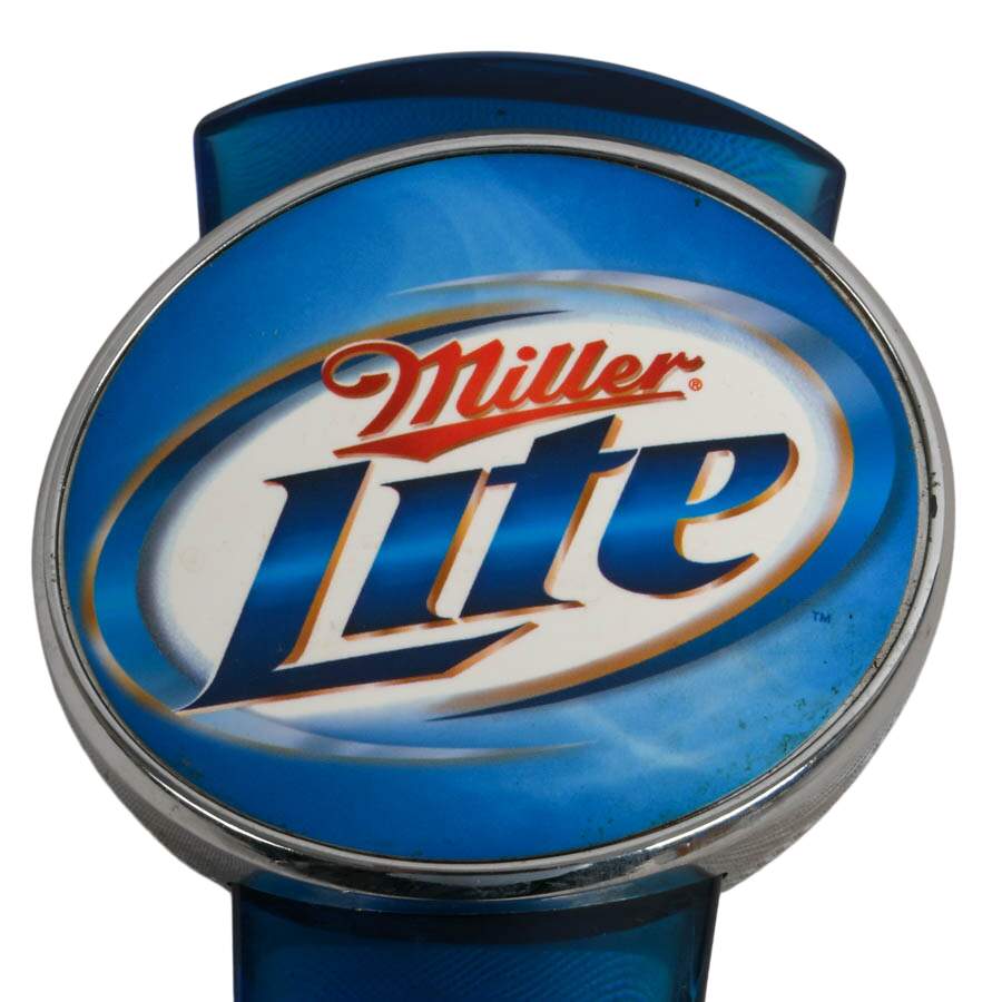 The Tap Rack Collection of Four Miller Lite Tap Handles-4