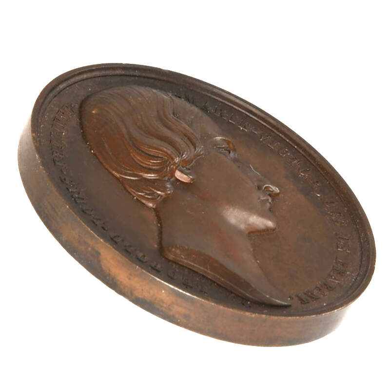 Majorité du Prince Royal 1853 Fêtes Données Par la Ville de Bruxelles Medal-3