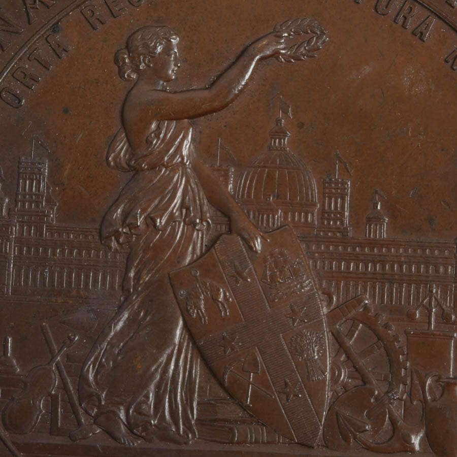 1879 Sydney International Exhibition Medal Designed by J.S. & A.B. Wyon-4