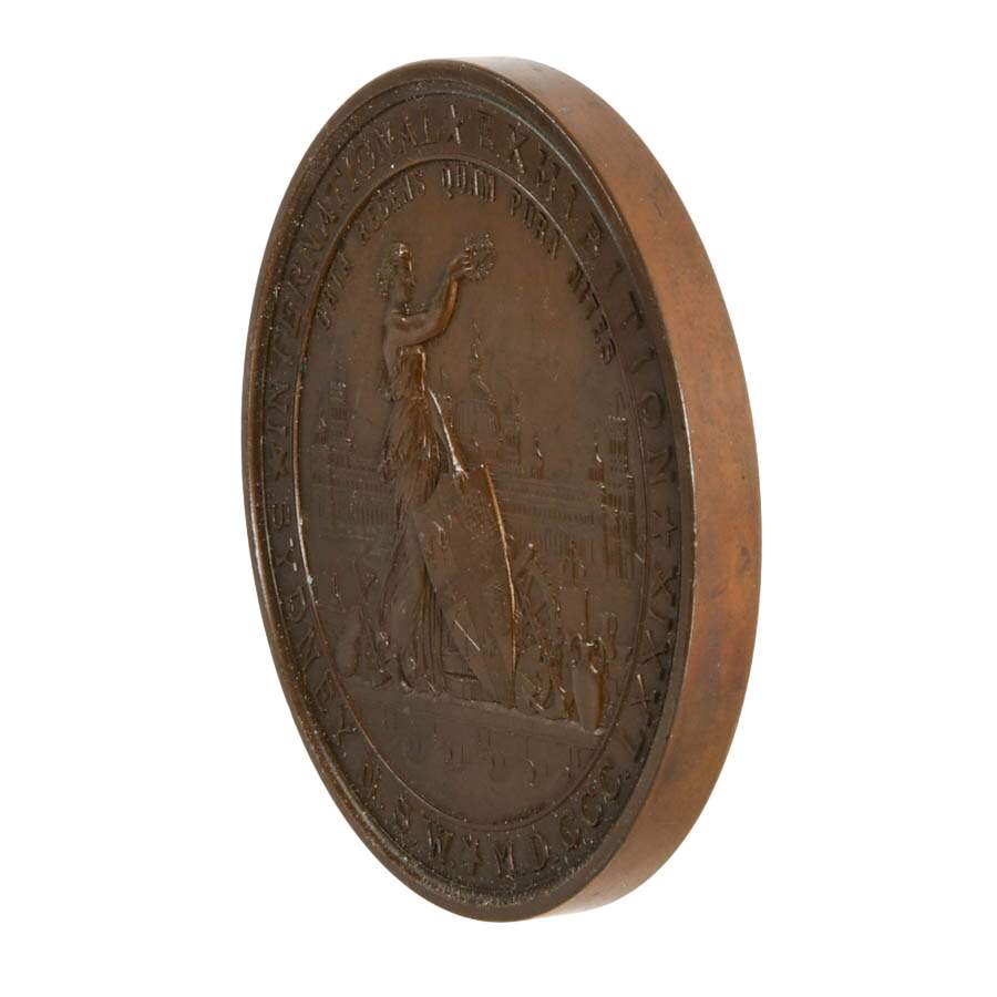 1879 Sydney International Exhibition Medal Designed by J.S. & A.B. Wyon-3