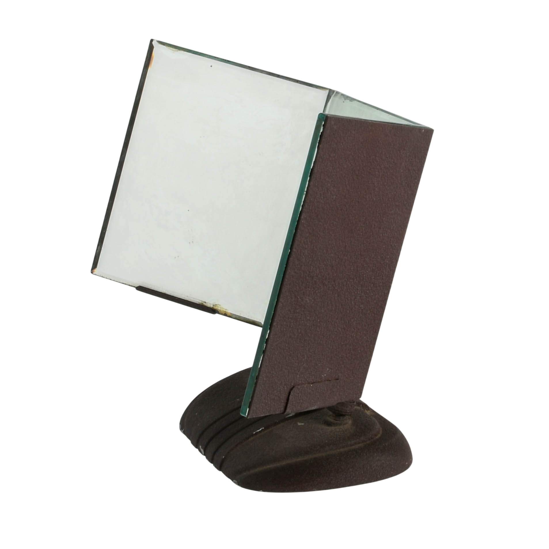 Art Deco Three Panel Glass Department Store Counter Mirror-5