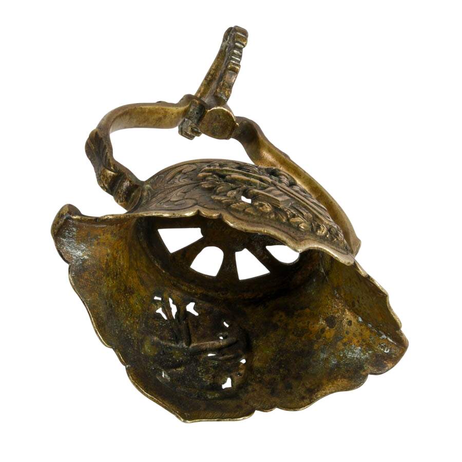 Antique Belgian Scholberg & Gadet Brass Equestrian Stirrup-9