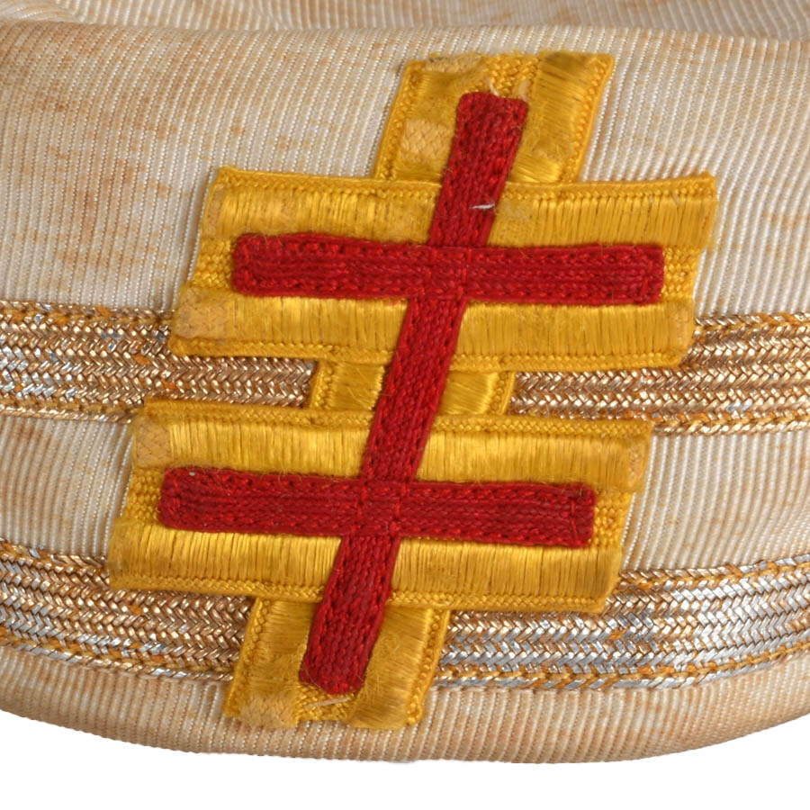 Mason's Scottish Rite 33rd Degree Inspector General Honorary Cap in Box-5