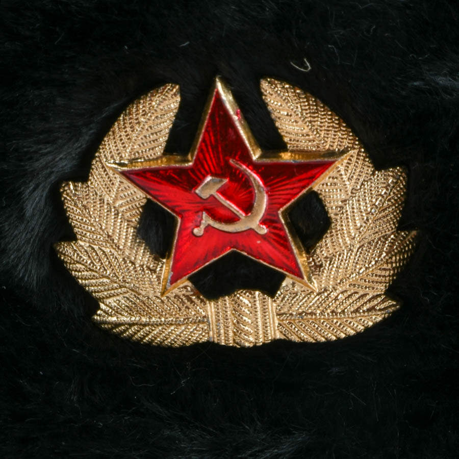 Vintage Soviet Union Ushanka Military Hat-2