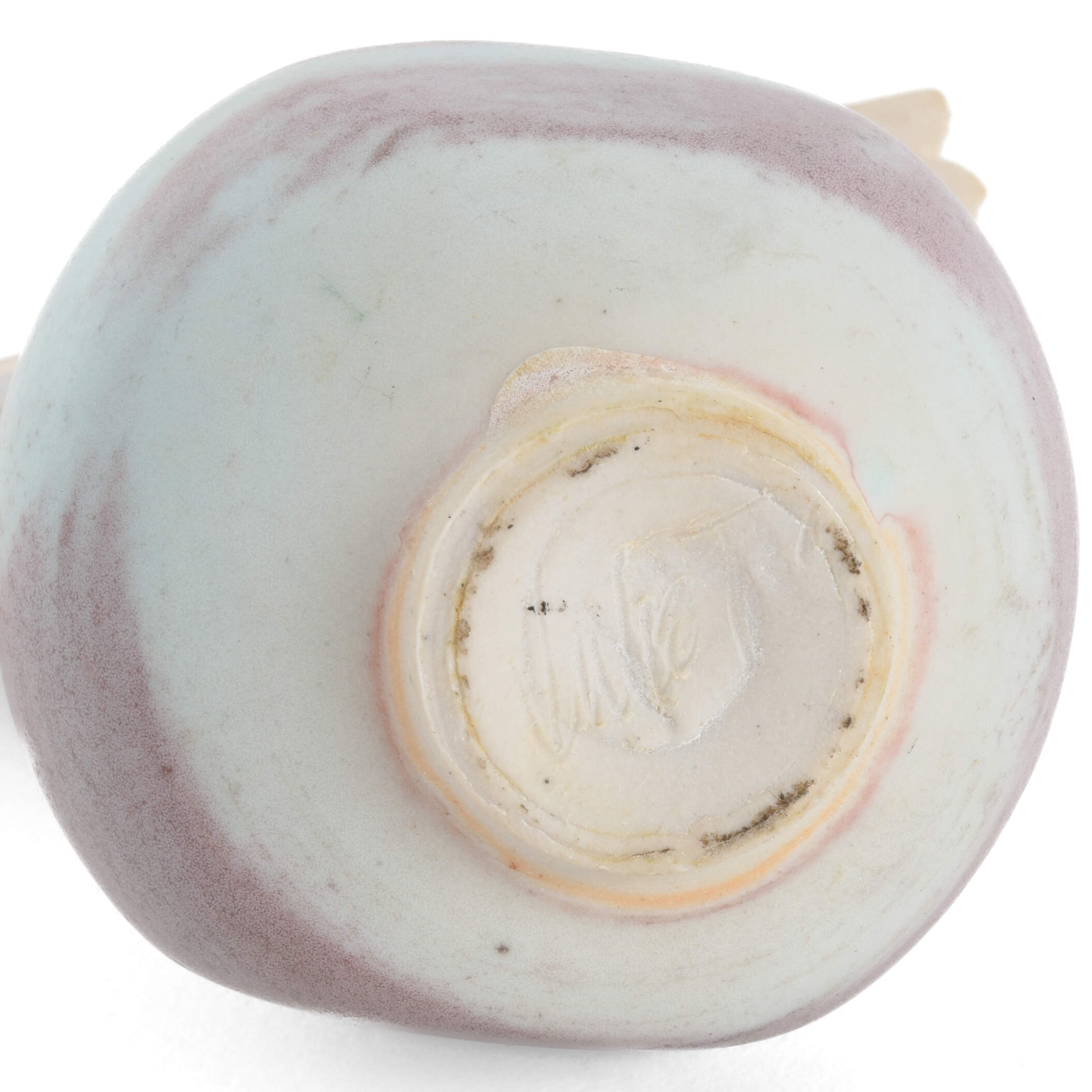 Signed Julie Thompson Pottery Perfume Bottle-6