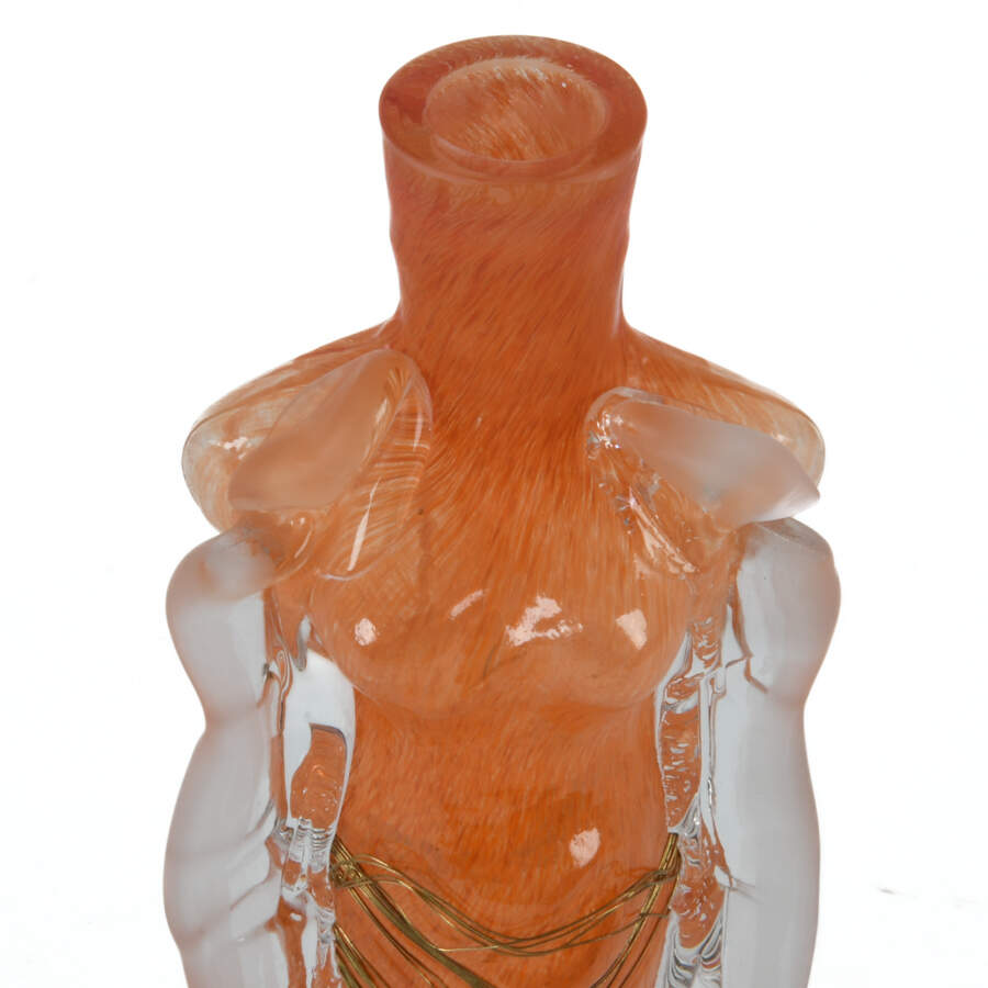 Elena Graure Manta Orange Figural Perfume Bottle-5