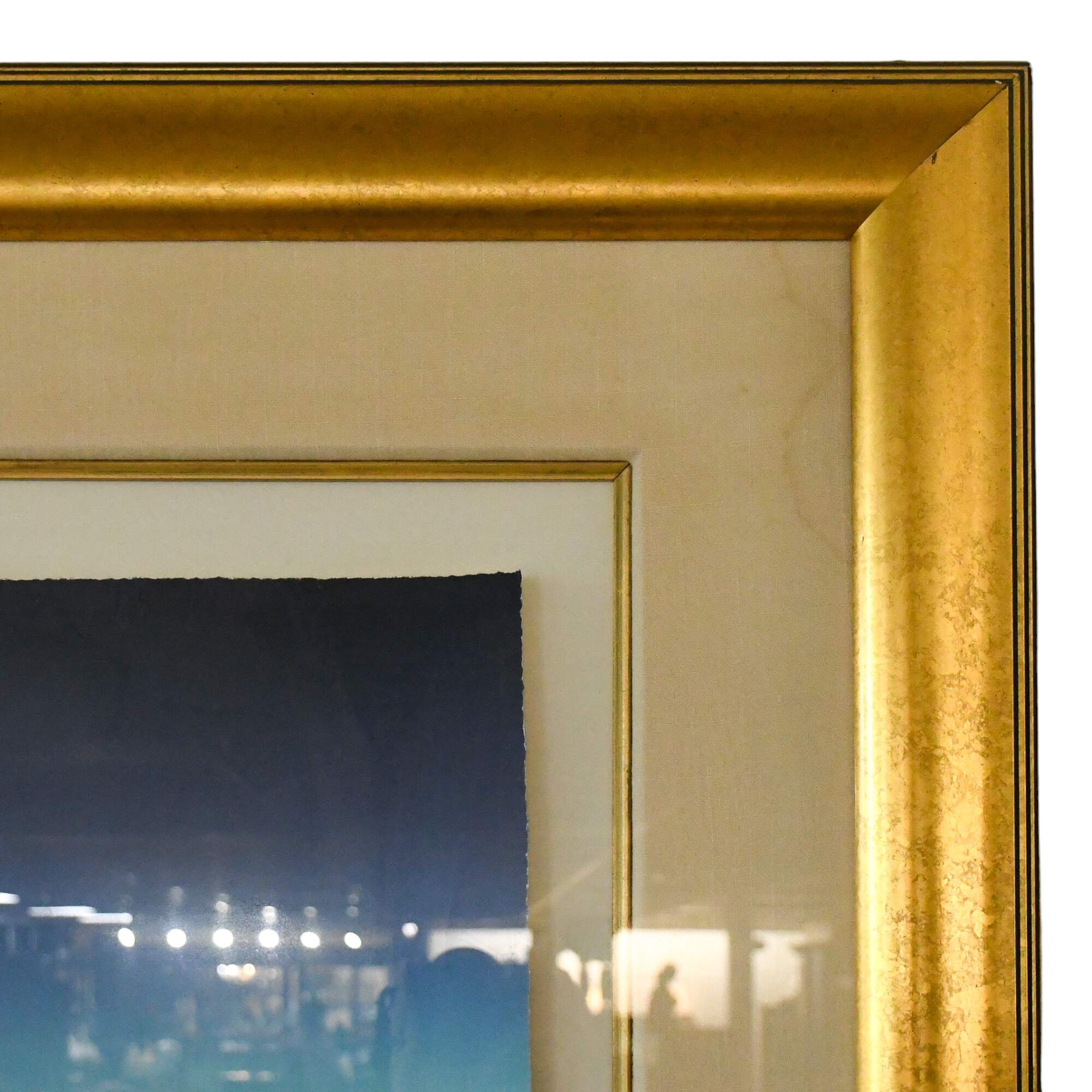 Framed Signed R.C. Gorman Lithograph "Thistle Jar"-2