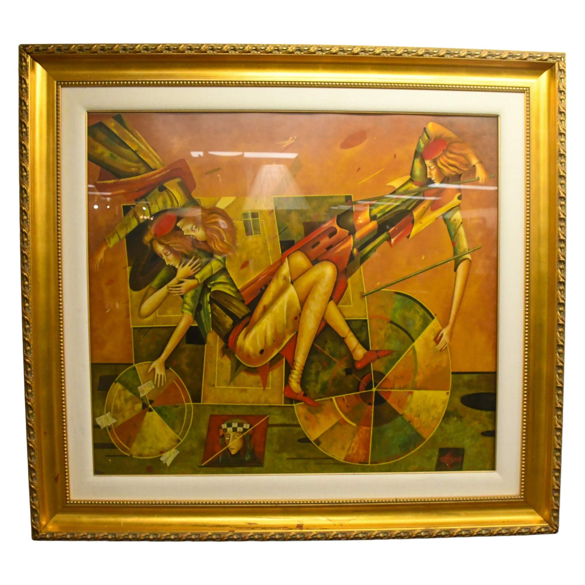 Signed Surrealist Print Untitled Limited-Edition 37/300-1