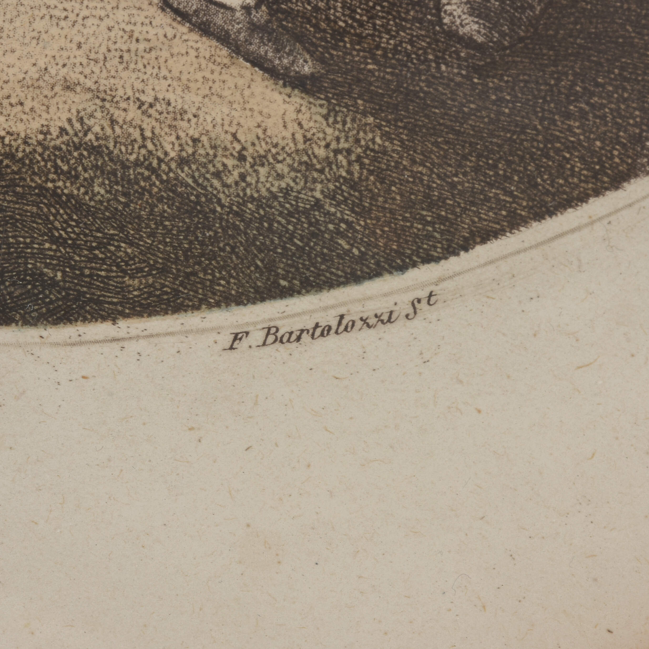 Antique "The Morning" Hand-Colored Oval Print By Hamilton & Bartolozzi-5