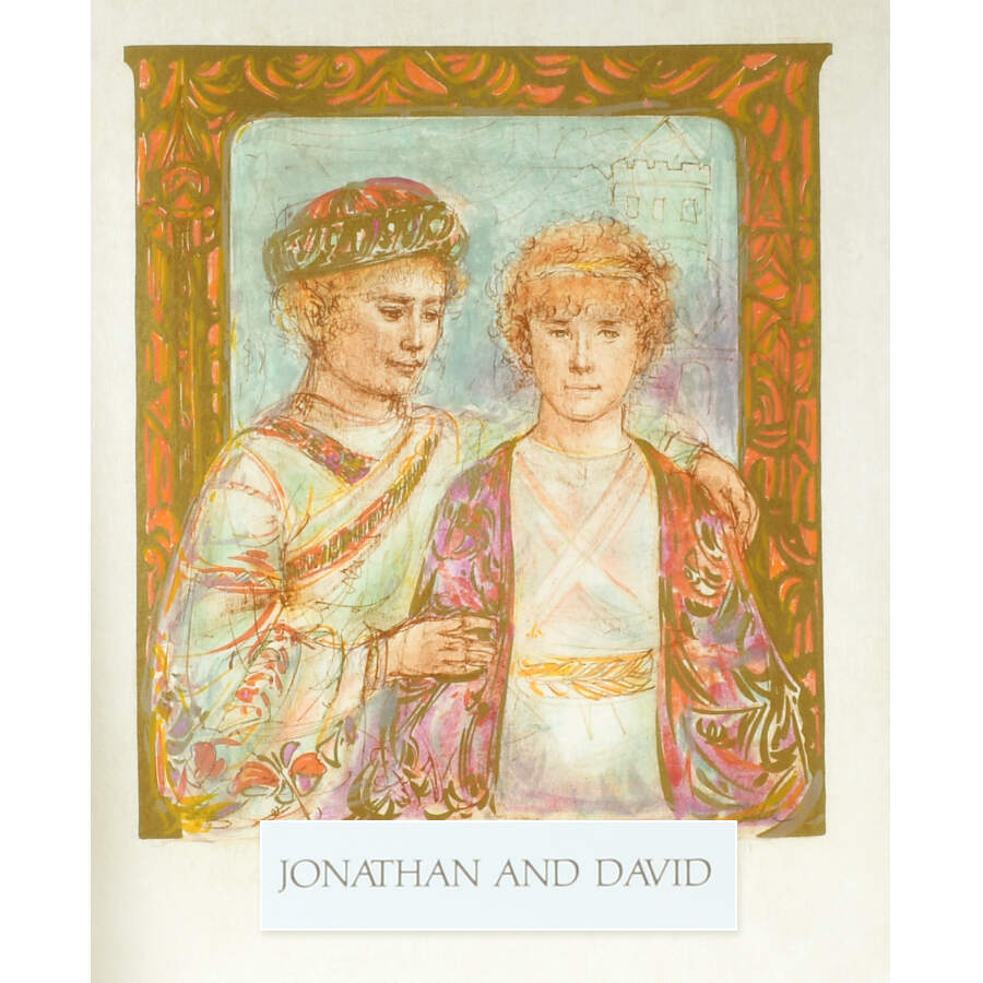 Limited Edition Edna Hibel "David Suite 1978" Portfolio of 6 Lithographs-10
