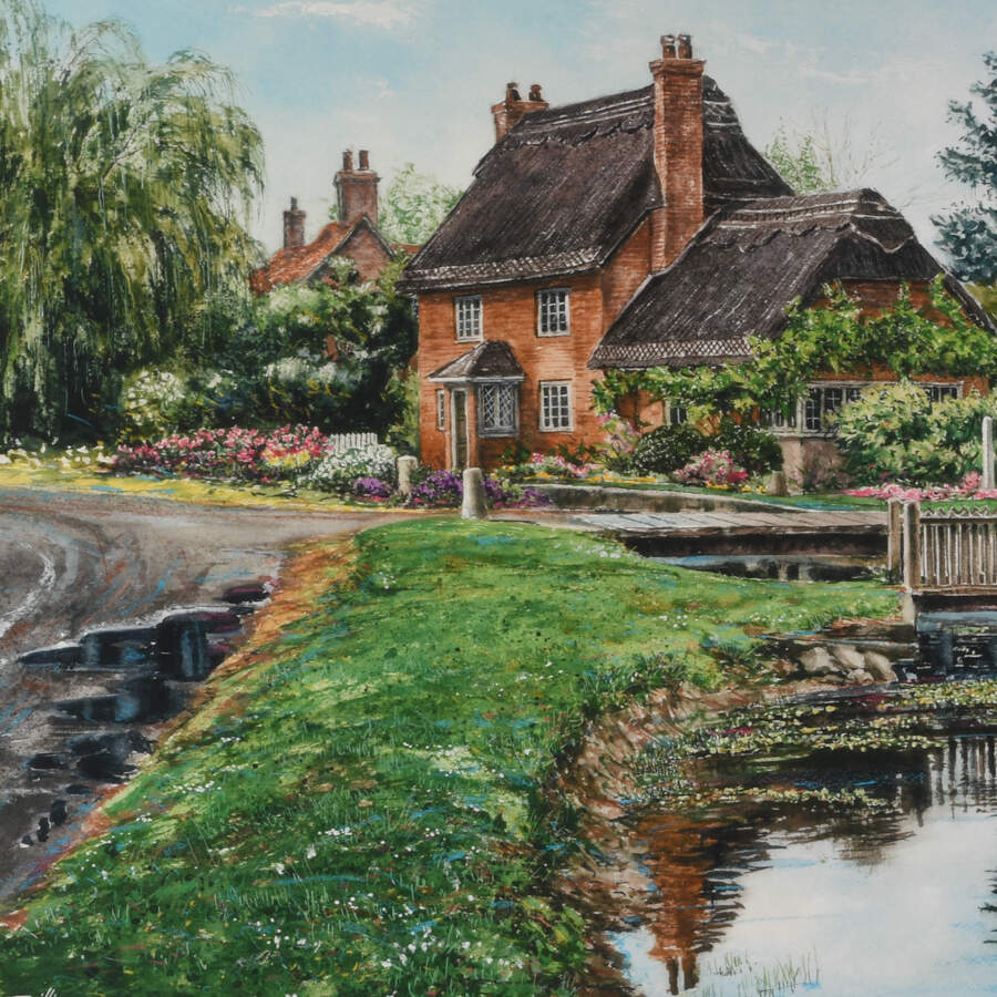 Print of William Mangum's "Glenn House #54"-2