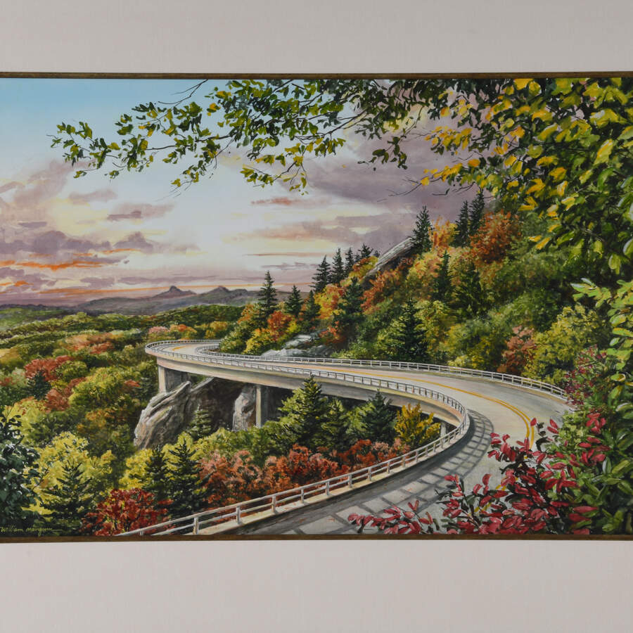 Framed Print of William Mangum's "Majestic Byway"-2
