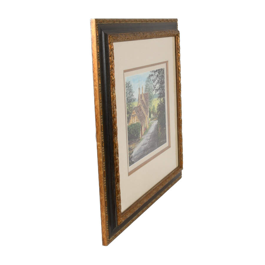 Framed Print of William Mangum's "Outside of Bibury"-5