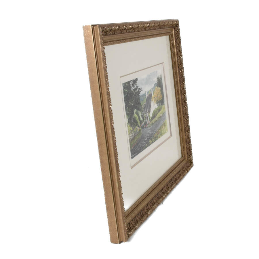 Framed Print of William Mangum's "White Cottage at Fork"-4