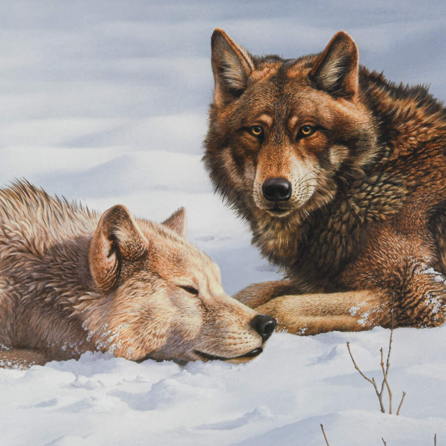 Framed "Weary Travelers" Print by Bob Henley-3