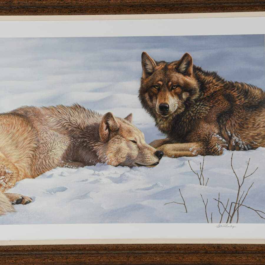 Framed "Weary Travelers" Print by Bob Henley-2
