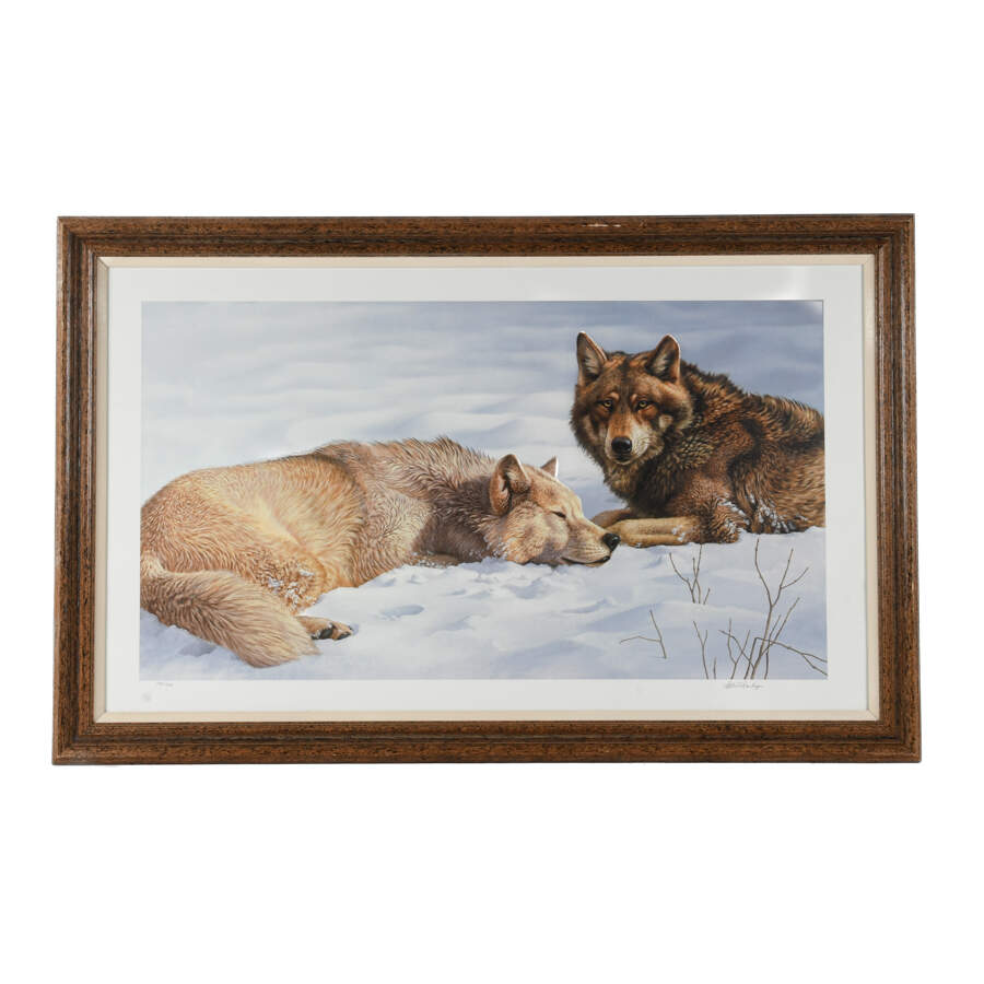 Framed "Weary Travelers" Print by Bob Henley-1