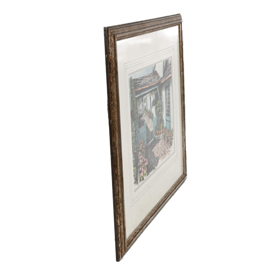 Framed Print of William Mangum's "Gentle Breezeway"-5
