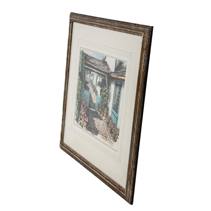 Framed Print of William Mangum's "Gentle Breezeway"-4