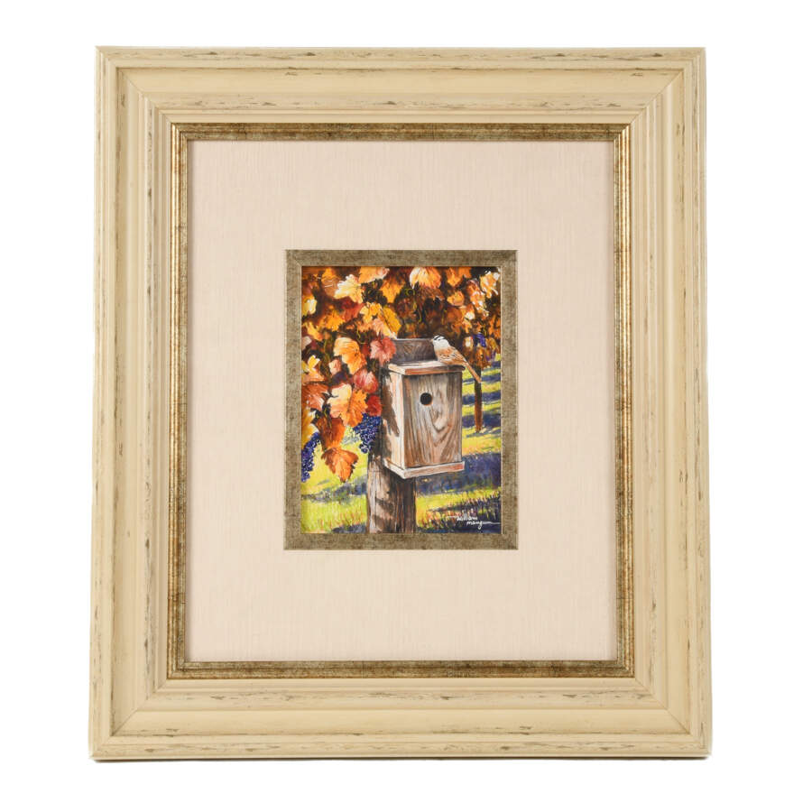 Framed Print of William Mangum's "New Residence"-1