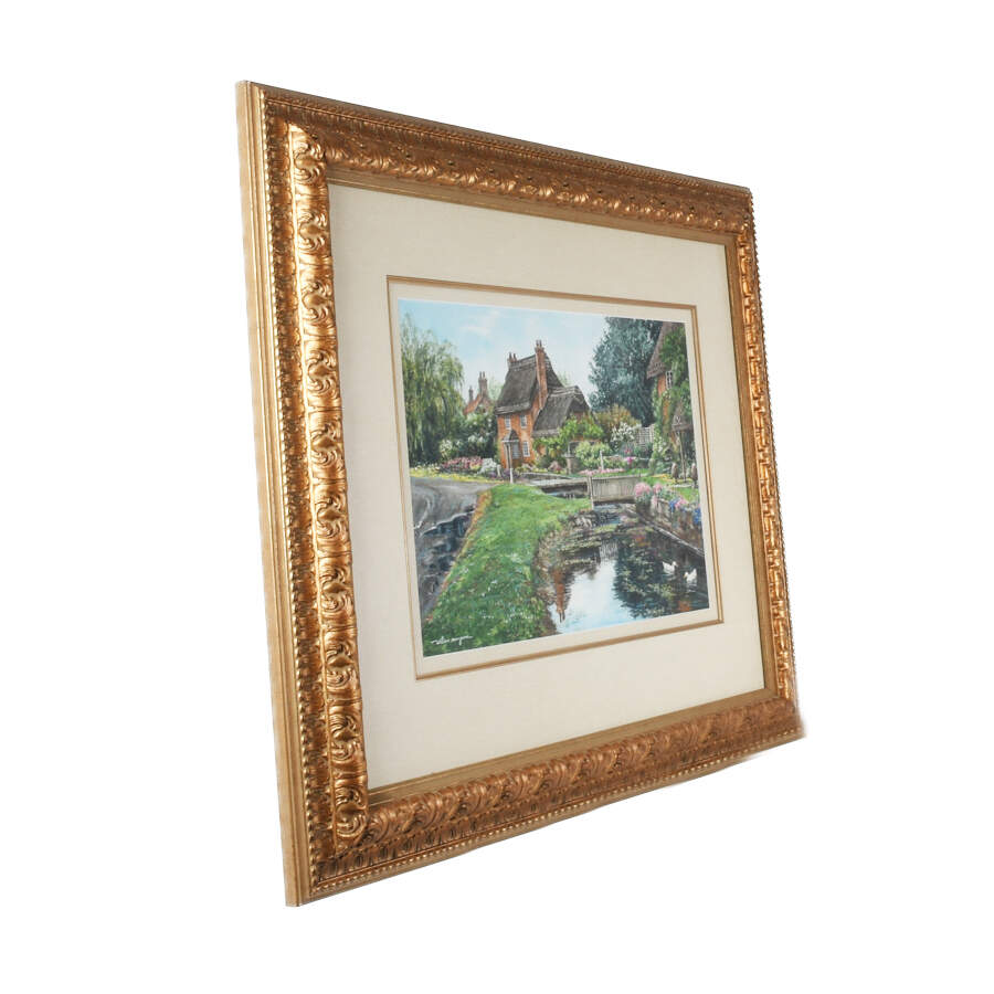 Framed Print of William Mangum's "Glenn House"-2