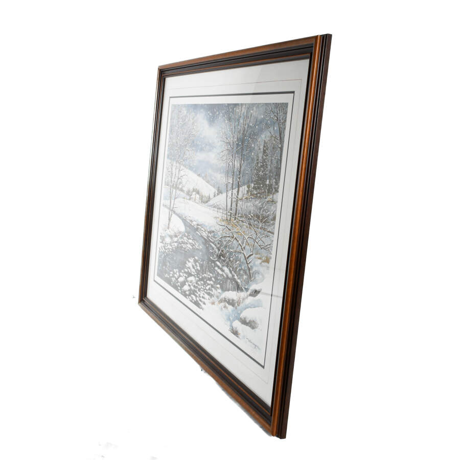 Framed Print of William Mangum's "River's Edge"-3