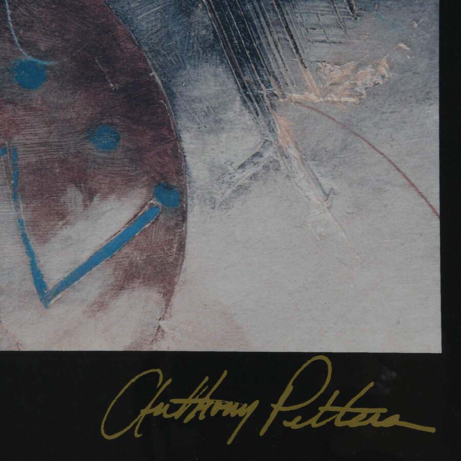 Framed Anthony Pettera Untitled Abstract Print-4