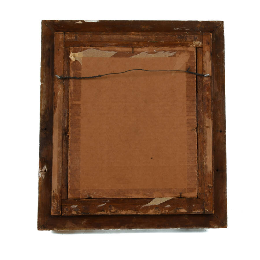 Gilt Wood Frame with Print of Jesus-7