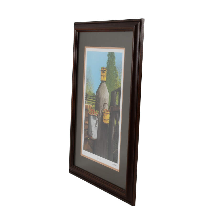 Framed Print of Bob Timberlake's "Summer Berries"  Numbered 1432/1500-6
