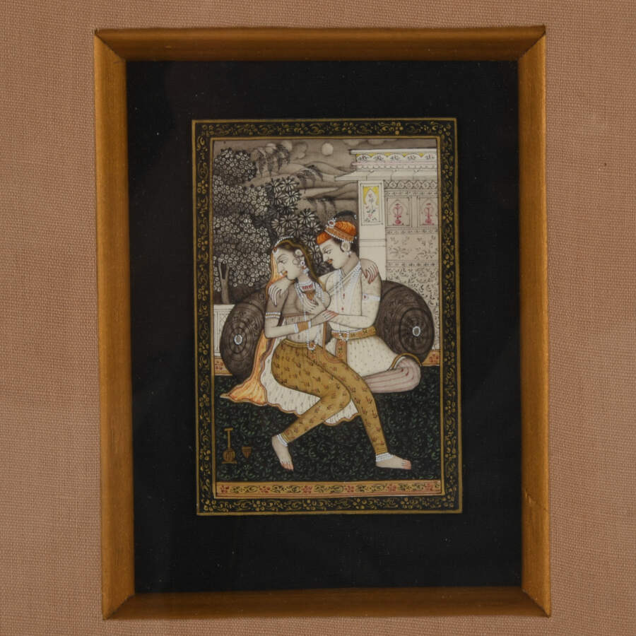 Indian Miniature Painting of People-2