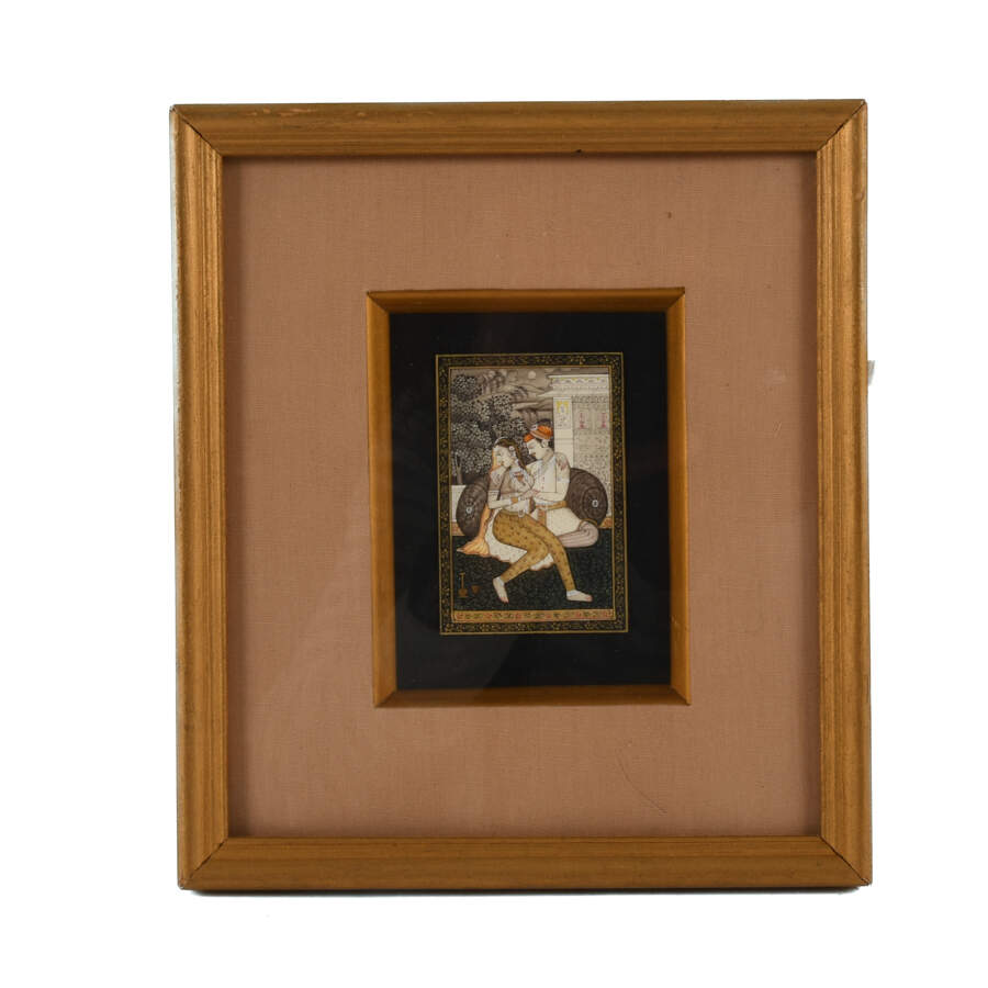 Indian Miniature Painting of People-1