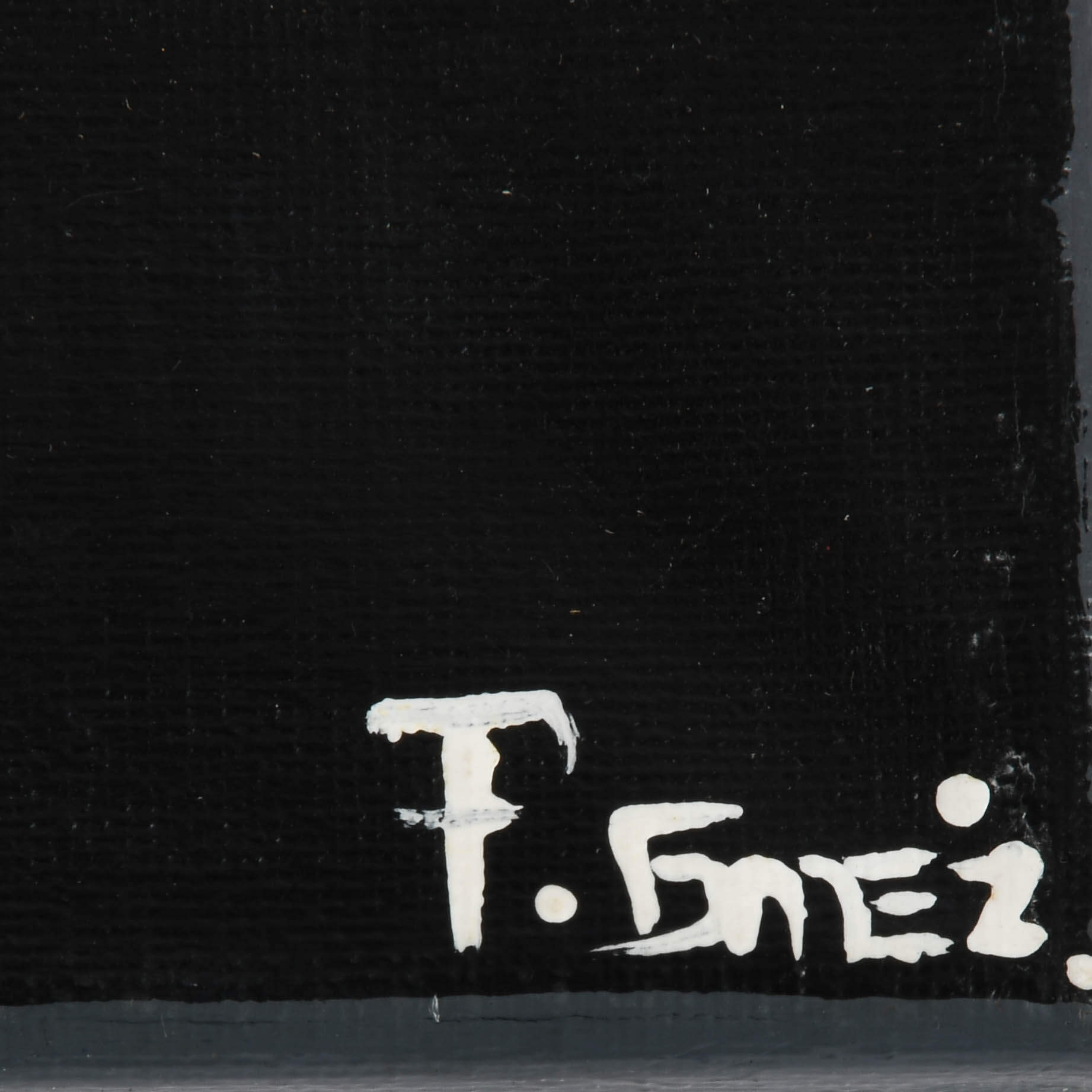 Signed Freddy Gomez Acrylic on Canvas Walter White-5