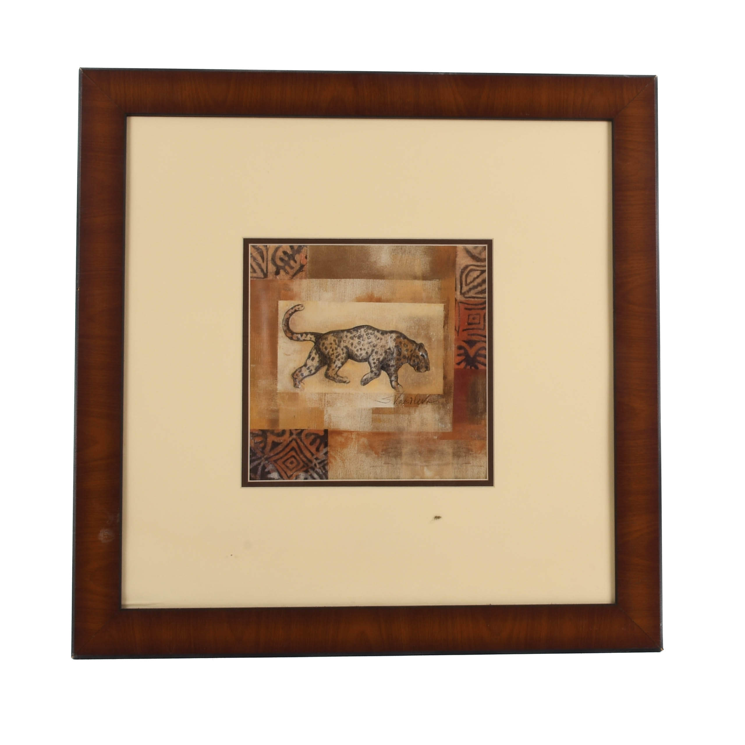 Framed Poster of Leopard-1