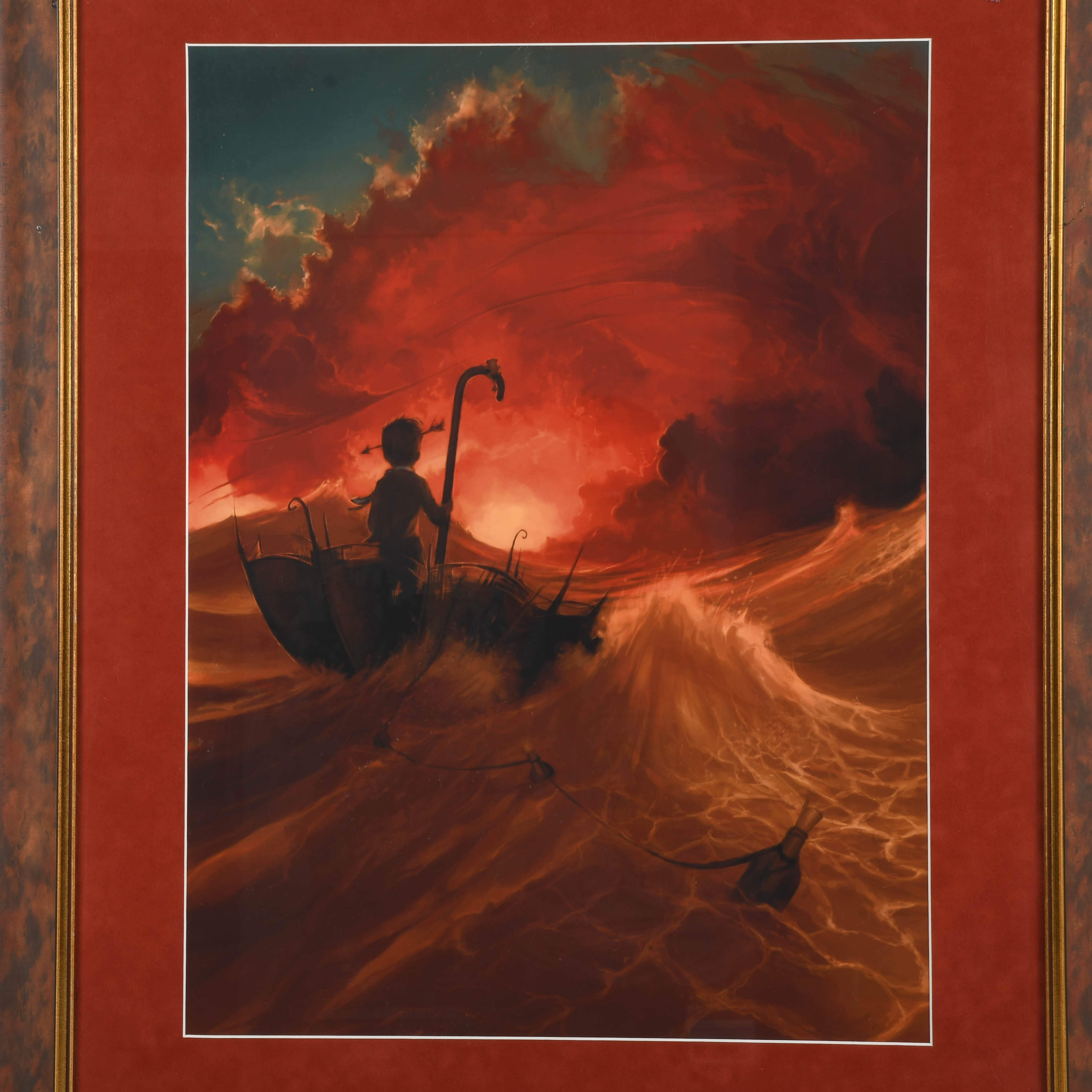 Framed "Save our Souls" Print by Cyril Rolando-2