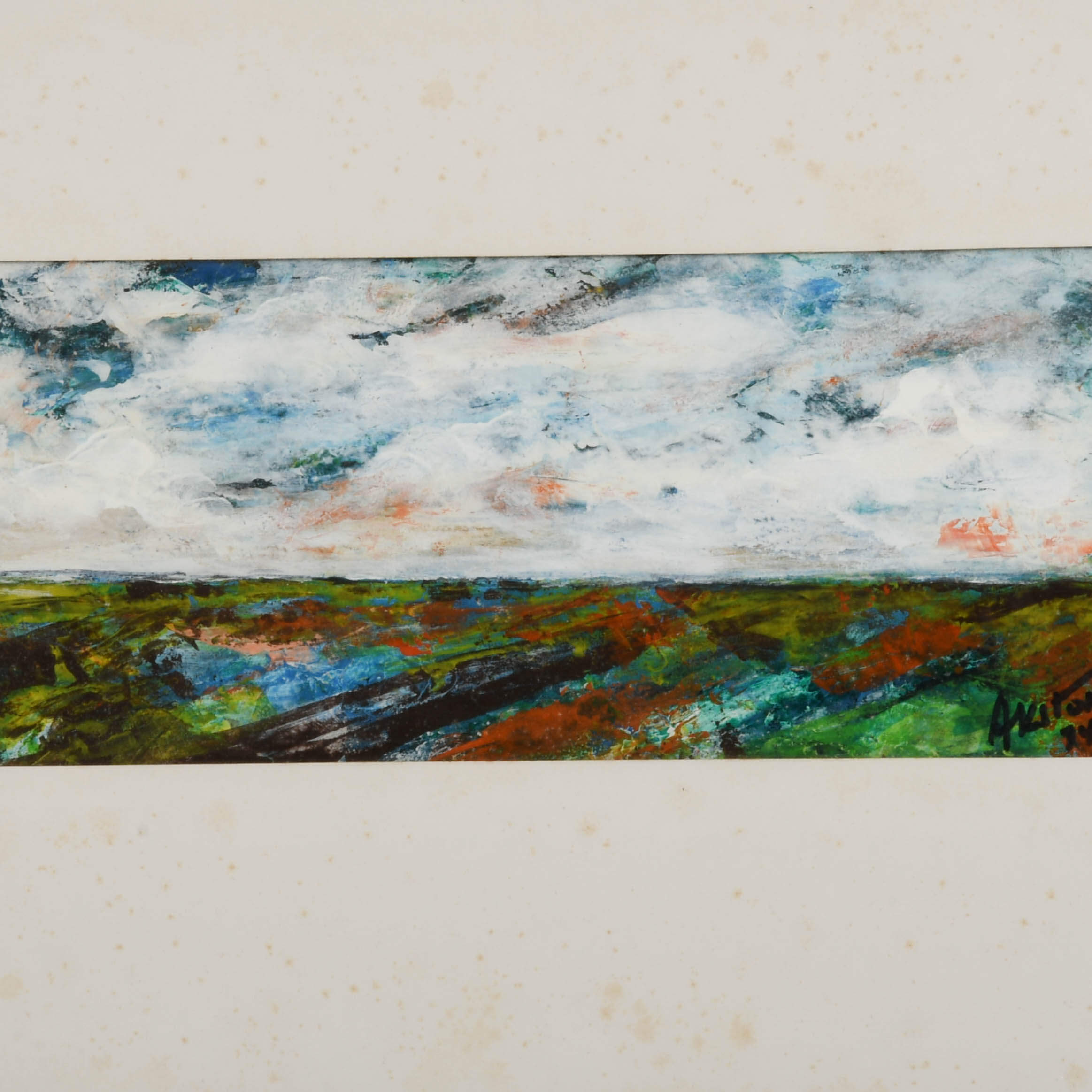 Framed Signed J. Akston "Exuberance of Spring, 1974" Artwork-2