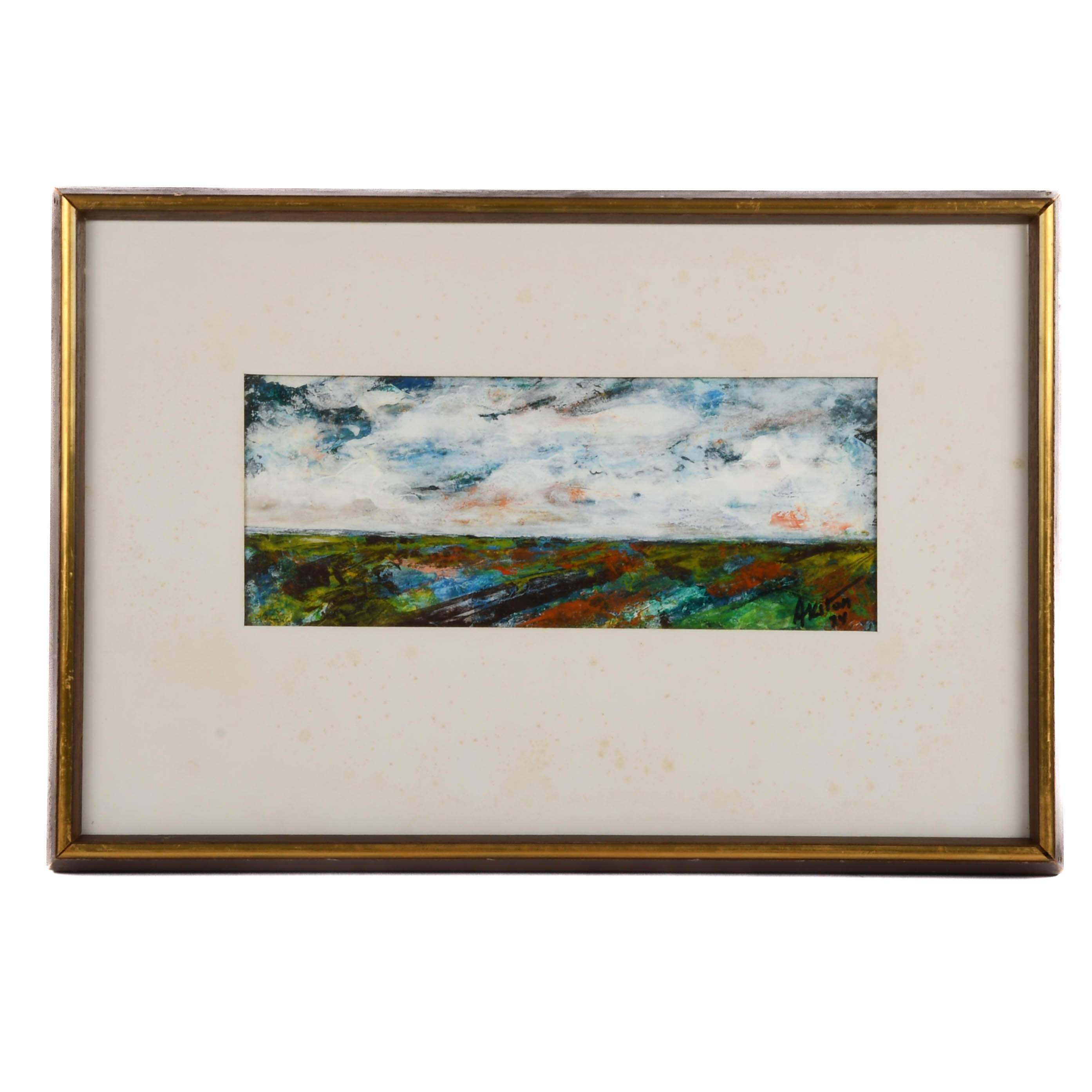 Framed Signed J. Akston "Exuberance of Spring, 1974" Artwork-1