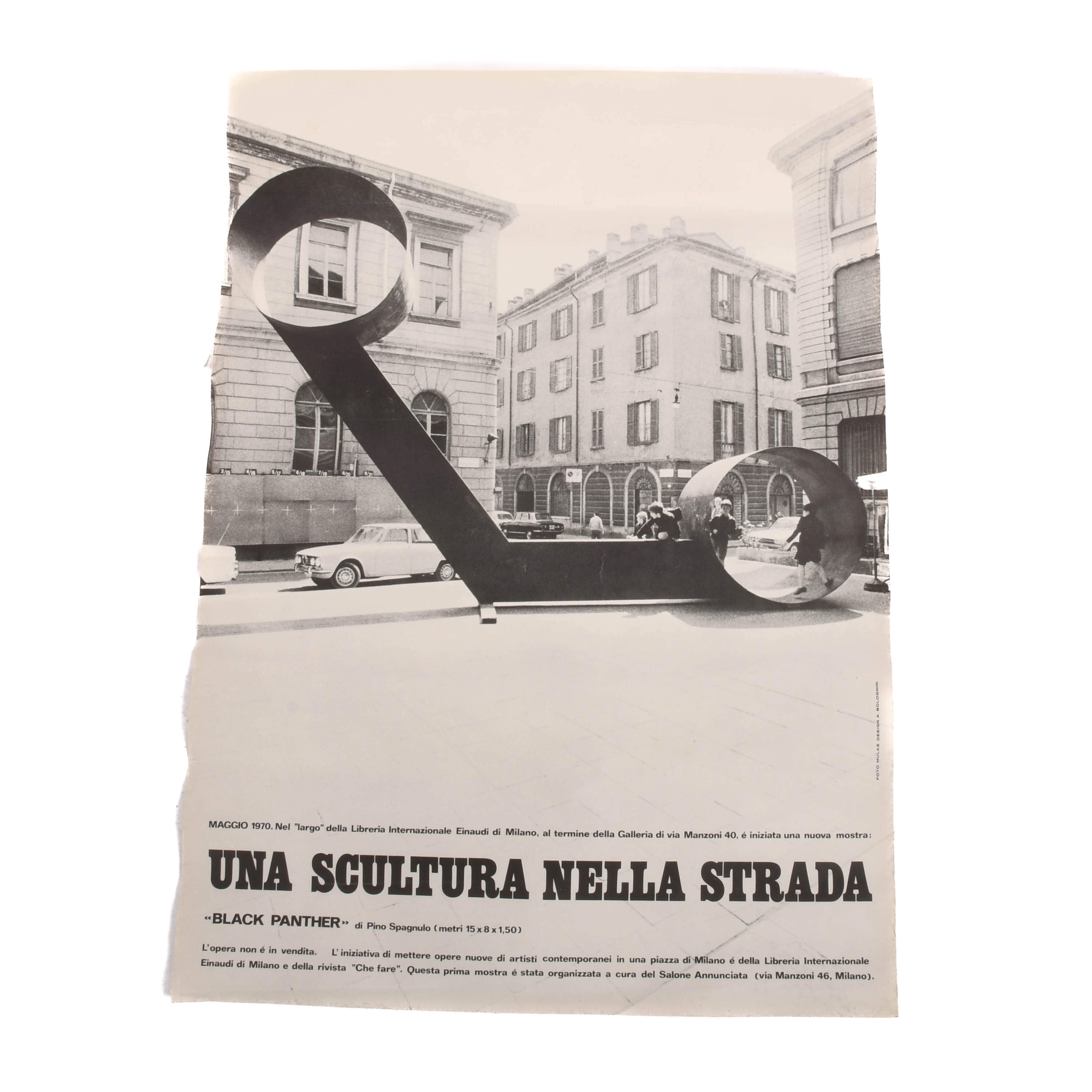 Framed Spagnulo "Photo of 'Black Panther' Installation Italy" Photograph-5