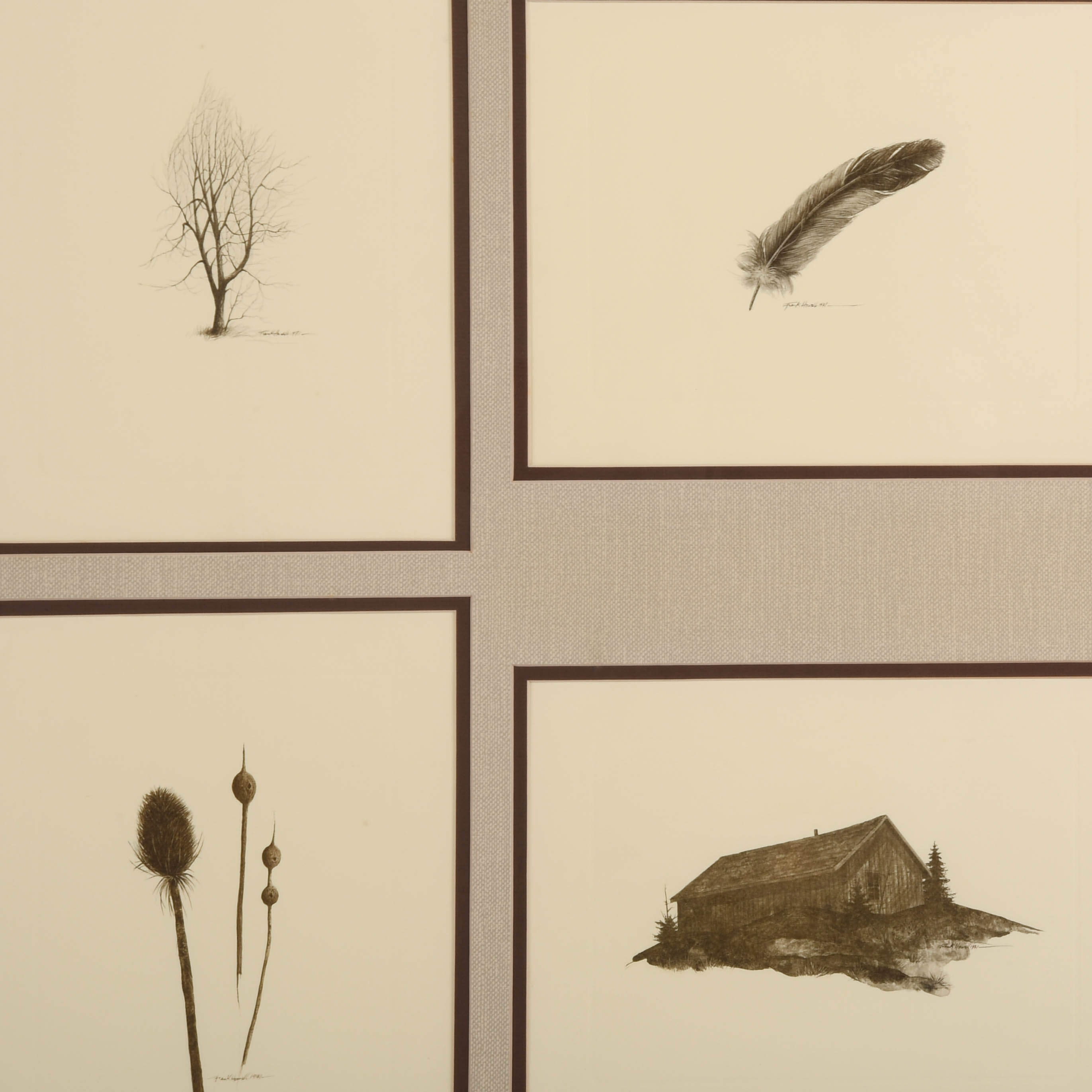 Framed Frank Howell Print Set-5