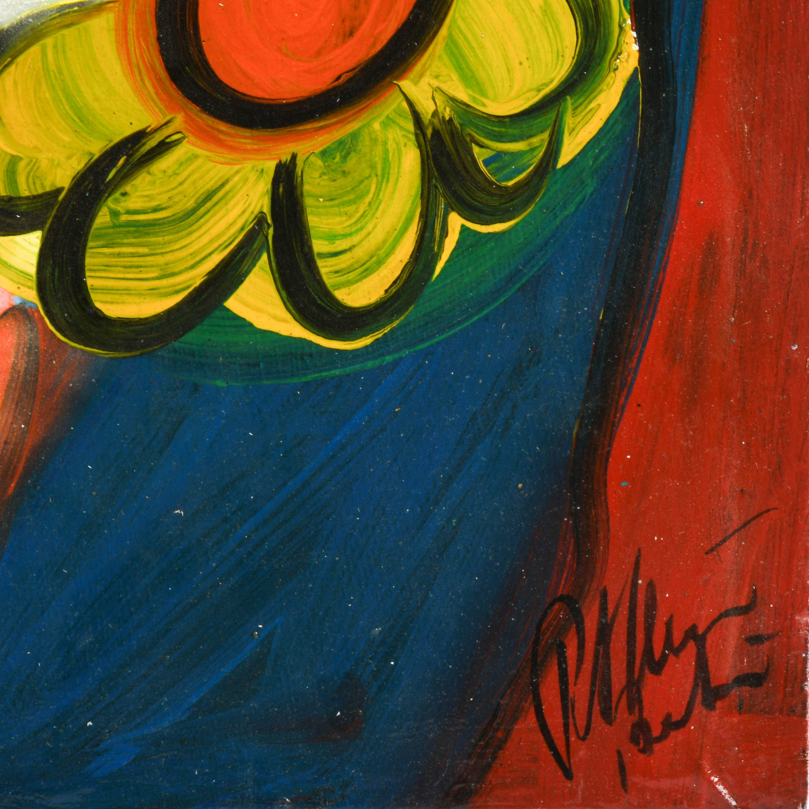 Signed Peter Keil "Expression in Bloom" Oil on Linen-5