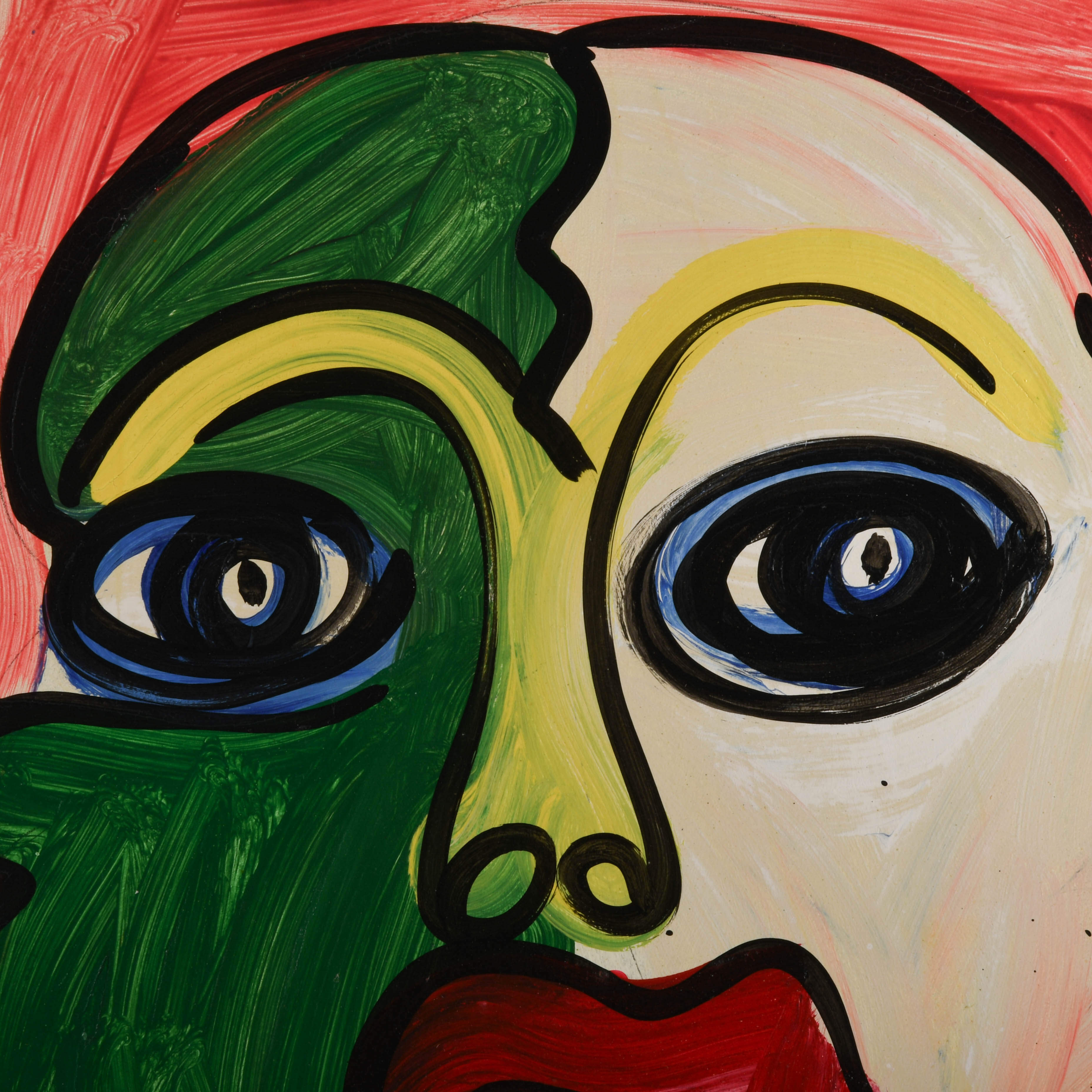 Signed Peter Keil "Duality in Color" Mix Media on Masonite-3