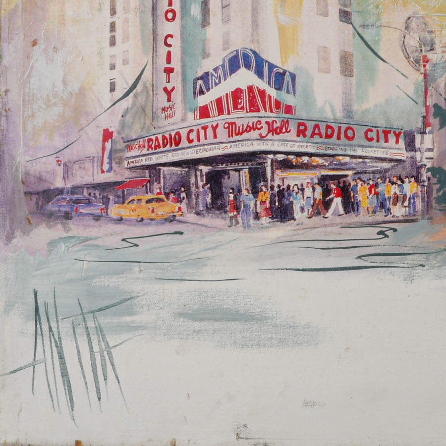 Signed Anita Baldwin Broadway Musical Mixed Media Montage on Canvas-9