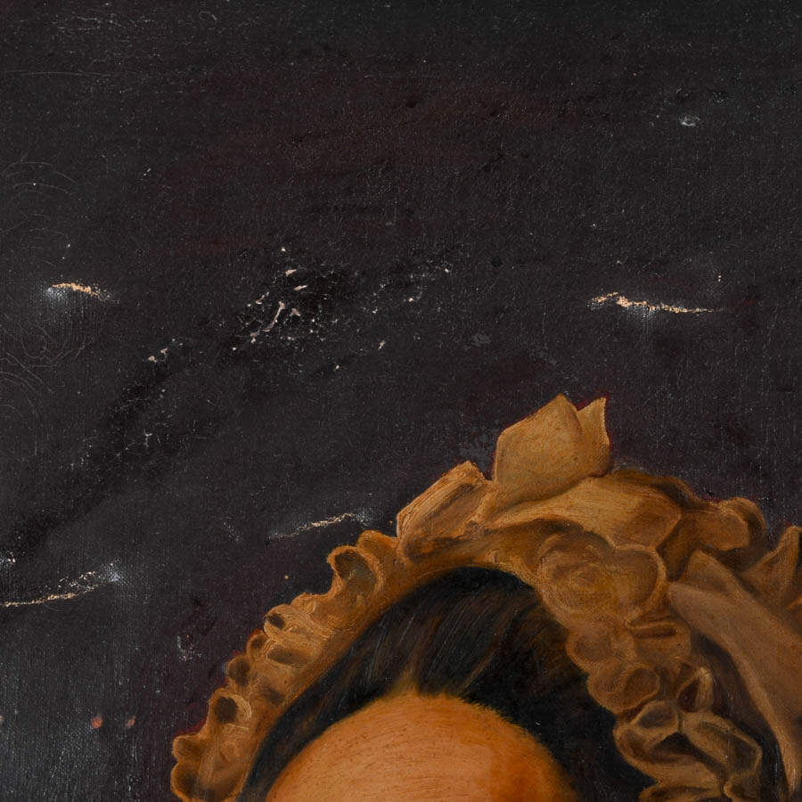 Framed "Portrait of Mrs. Seymour Fort" After John Singleton Copley-4