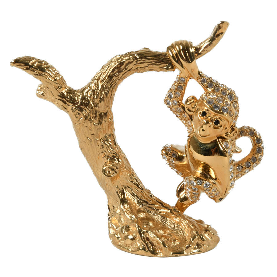Estee Lauder 2003 Charming Monkey Solid Perfume Compact-1