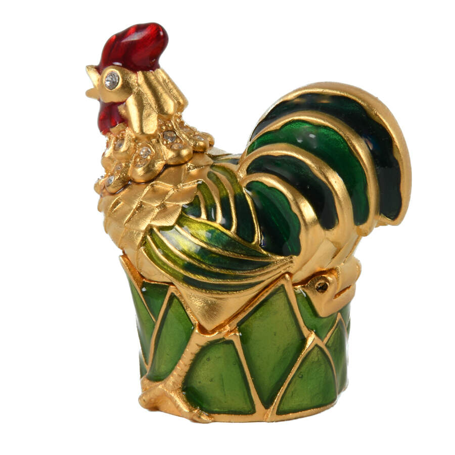 Estée Lauder 2001 Rooster Solid Perfume Compact-2