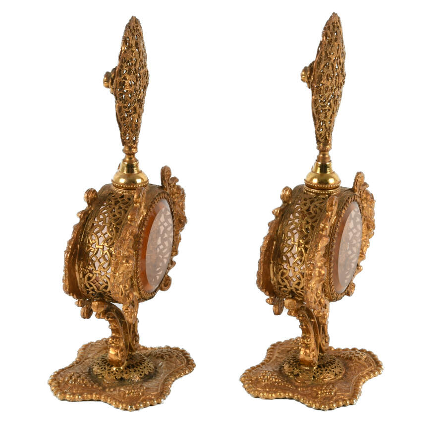 Pair of Ornate Perfume Bottles-3