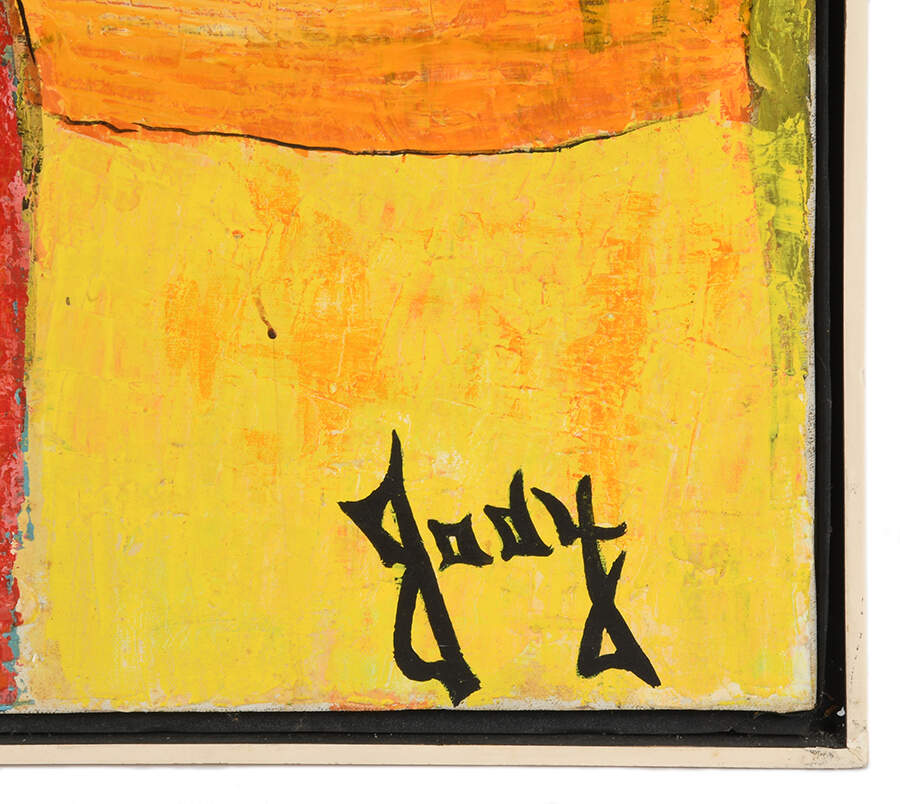 Framed Signed Jody Shadows of Tradition Paint on Canvas-6