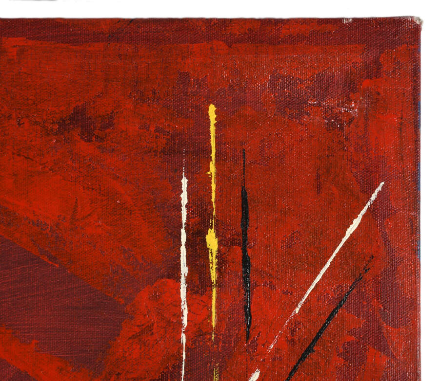 Signed Deanna Kienast "Overture" Mixed Media on Canvas-4