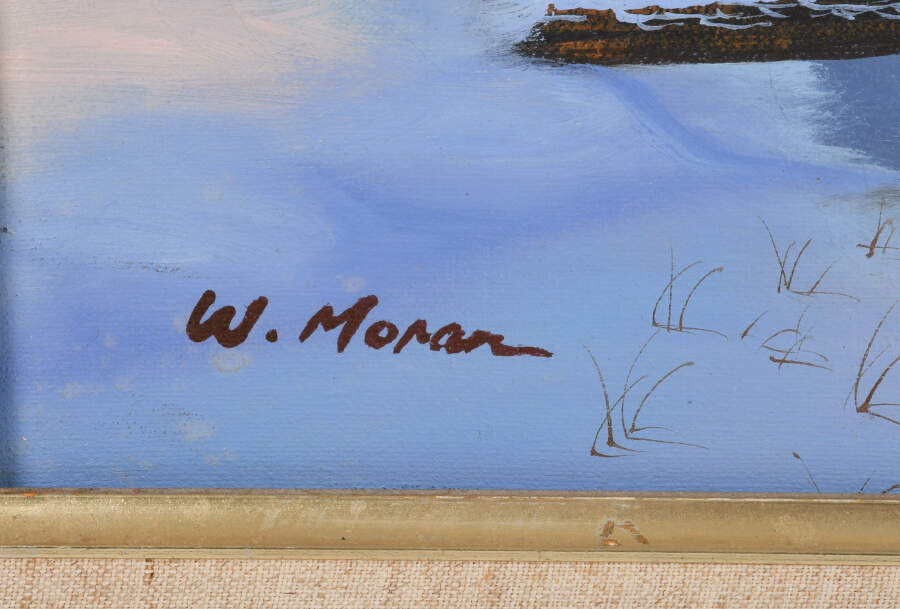 Framed Signed "Glorious Seasons" Winter Landscape After Frank Kecskes Jr.-5