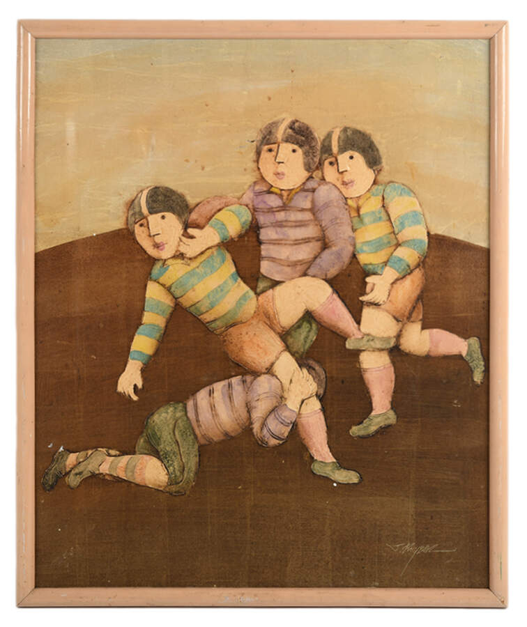 Framed Signed Tumbles and Laughter Artwork-1
